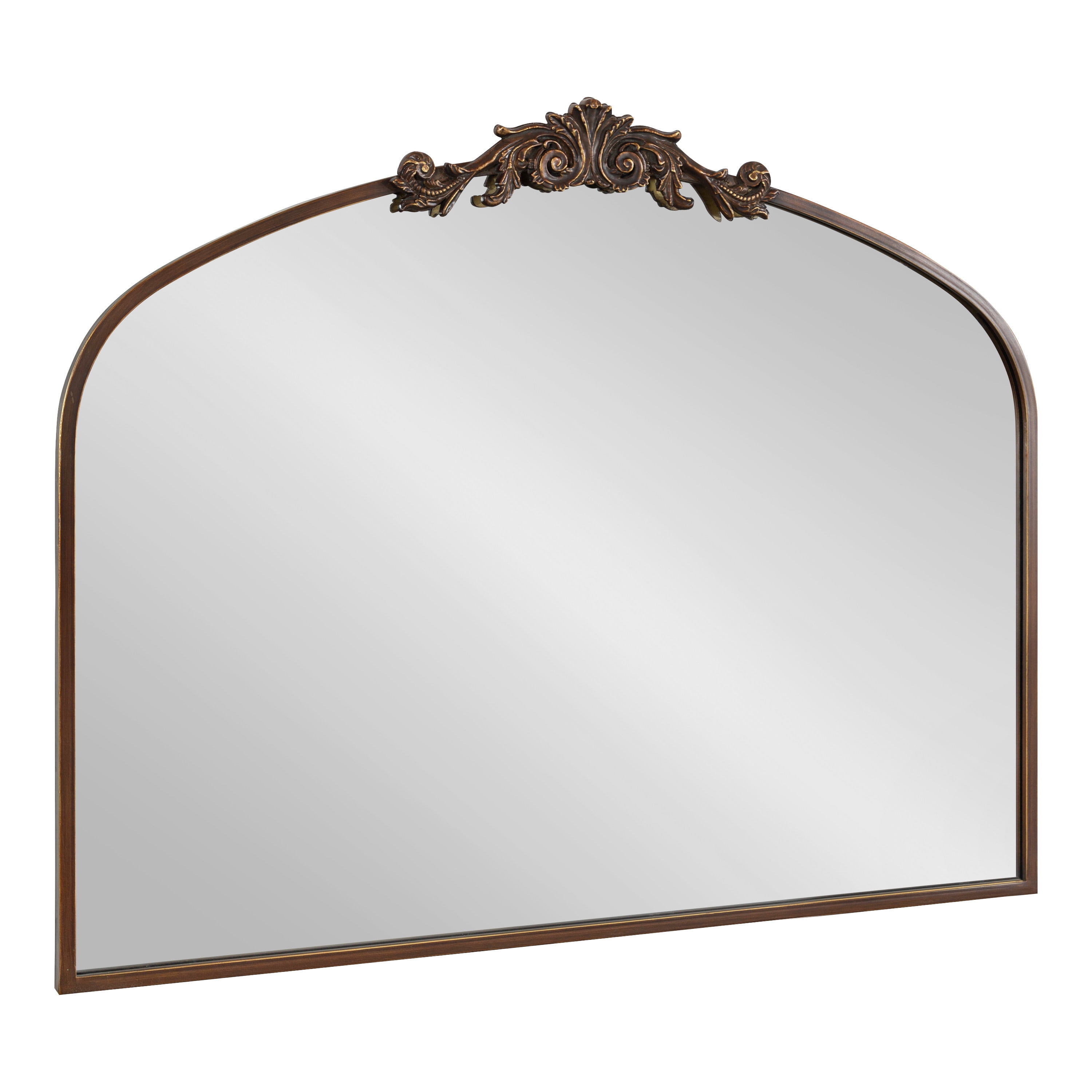 Kate and Laurel Arendahl Ornate Traditional Arched Mirror, 36 x 29
