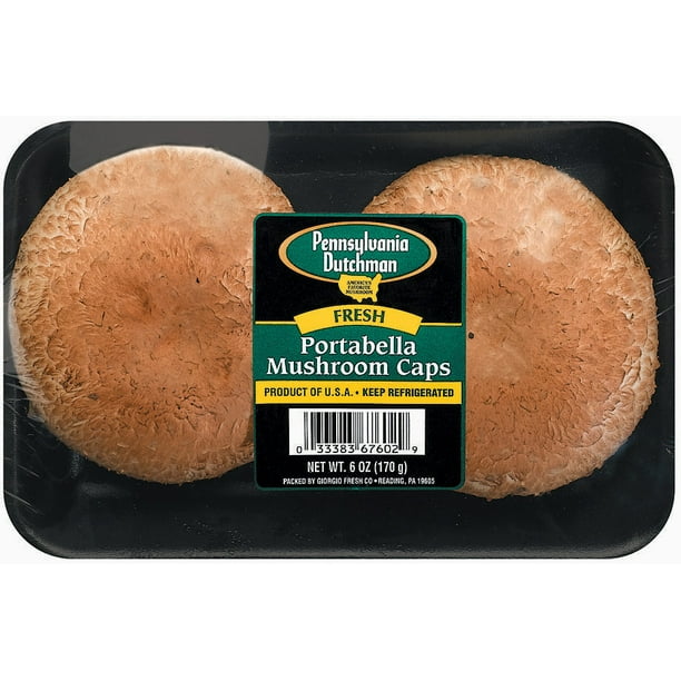Fresh Portabella Mushroom Caps, 6 oz