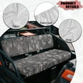 thumbnail image 4 of Yuyamidu Gray Camo Hunting UTV Seat Cover Mule Bench Seat Cover Comfort Full Protection UTV Seat Accessories Personalized for Kawasaki Mule 3000 3010 3020, 4 of 7