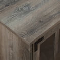 thumbnail image 4 of Manor Park Farmhouse Glass Door Accent Cabinet, Grey Wash, 4 of 9