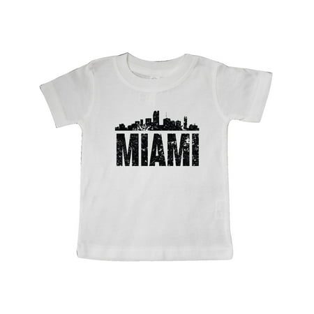 

Inktastic Miami Skyline Grunge Gift Baby Boy or Baby Girl T-Shirt