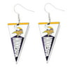 Minnesota Vikings NFL Pennant Sports Team Logo Dangle Earring
