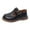 Black, variant on Durtebeua Girls School T-Strap Uniform Dress Shoes Oxford Leather Flats Black,2-2.5 Years