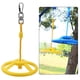 thumbnail image 3 of Eigraketly Volante Columpio Colgando Anillo giratorio Exterior Interior Patio trasero Cuerda de escalada Hebilla Kit Ejercicio de entrenamiento Escalada Amarillo, 3 of 6