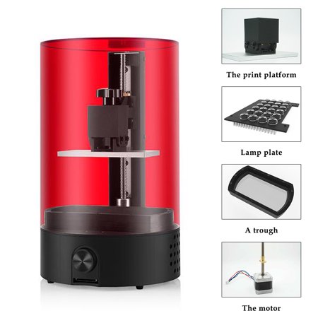 Stereolithography Technical Grade LCD High Precision Photosensitive Resin SLA Home Jewelry Model Kits 3D Printer Multifunctional 3D (Best Stereolithography 3d Printer)