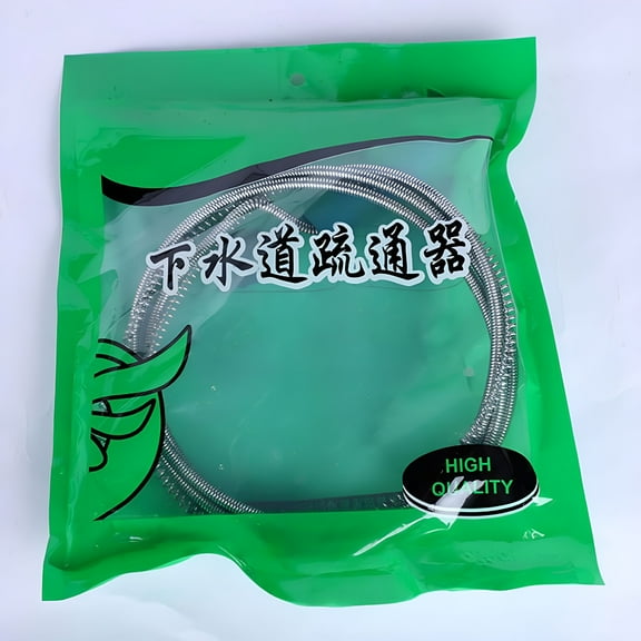 ACDANC Steel 25ft Silver Manual Drain Snake Clog Remover Pack