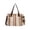 Khaki, variant on Shoulder Bag for Women Large Capacity Striped Fashion Handbag Casual Messenger Crossbody Bag with Adjustable Daily Use