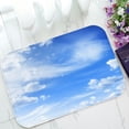 thumbnail image 1 of ABPHQTO Felpudo de cielo azul con nubes, alfombra de entrada, alfombra de suelo, decoración del hogar, 40x60 cm, 1 of 1