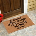 thumbnail image 5 of HomelyJoy Hilarious Welcome Doormat, Funny & Personalized Front Door Mat, Cute Outdoor/Indoor Mat with Anti-Slip Back, Great Gift for Homeowners, 23.6 X 15.8 In, 5 of 7
