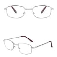 thumbnail image 4 of Reading Glasses for Women Men Under $10, Blue Light Blocking Progressive Bifocal, Foldable Metal Frame, Computer Readers - Anti Glare Multifocus with Smart Focus Transition,Magnification3.0 Silver, 4 of 8
