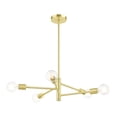 thumbnail image 2 of Livex Lighting - Bannister - 5 Light Chandelier in Mid Century Modern Style - 24, 2 of 8