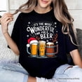 thumbnail image 5 of It's The Most Wonderful Time for a Beer T‑Shirt, Funny Holiday Beer Christmas Tee̷, 5 of 5