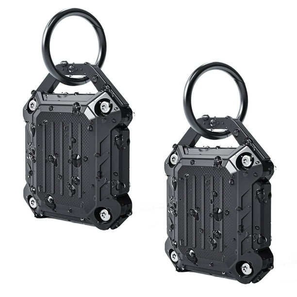 Funda Impermeable DOVICK para Llavero Airtag Cubierta Completa de Tornillo 2 Unidades