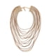 thumbnail image 1 of Gargantilla de cadena de Metal de lujo Minnieouse collar brillante joyería larga multicapa Dorado, 1 of 6