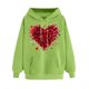thumbnail image 1 of Fuera Del Hombro Manga Larga Tops para las Mujeres Impreso Sudadera con Capucha Cuello Redondo Sudadera Casual, Invierno Cálido Top para el Club de Trabajo Y el Uso Diario, 1 of 8
