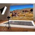 thumbnail image 1 of EREHome Polyester Fabric Wood Cottage Backdrop 7x5ft Photography Background Grass Land Mountains Blue Sky Video Studio Props, 1 of 3