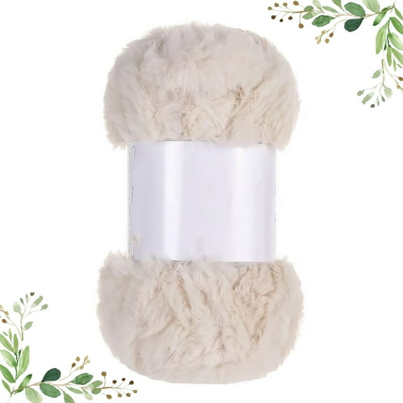 Cotton Yarn Knitting Yarn Yarn for Blankets 2 Skeins Yarn Chunky Yarn Eyelash Yarn For Crochet Knit Coarse Yarn Imitation Wool Yarn
