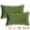 Green, variant on Unique Bargains Velvet Throw Pillow Covers 4 Pcs Pompoms Decorative Pillow Cases Beige 20" x 20"