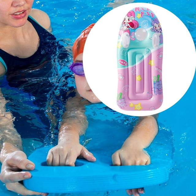 Colaxi Inflatable Surfboard Inflatable Pool Raft Water Fun Toy for Kids Beach Party Mermaid