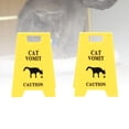 thumbnail image 1 of Cat Vomit Caution Signs Funny Multifunctional Obvious Pet Warning Sign Indoor Outdoor Decor, 1 of 7