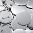 thumbnail image 5 of 100 Pieces Blank Button Making Supplies Round Badge Button , Including Metal Shells Metal Back Cover and Clear Film (1.73 Inches), 5 of 5