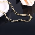 thumbnail image 6 of Lancharmed 14K Gold Plated Mom Necklace Flat Wire Necklace Gifts for Friends, 6 of 7