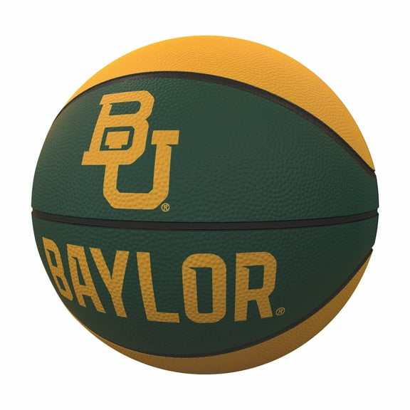 Baylor Repeating Logo Mini-Size Rubber Basketball