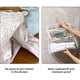 thumbnail image 3 of Bolsa de artículos de tocador para artículos de tocador impermeables, bolsa de ropa, bolsa de ducha para baño, bolsa de cosméticos transparente para colgar en la pared, 3 of 5