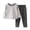 Grey, variant on Wenfanal Kids Boys Pajamas Kids Girls Pajamas Set Boys Girls Pajama Set Comfortable Soft Fashion Home Pajama Set Size 4-5 Years,Purple