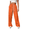 Orange, variant on PINSPARK Womens Sweatpants Wide Leg Lounge Pants Elastic High Waist Sweatpant Athletic Sweat Pants with Pocket and Drawstring
