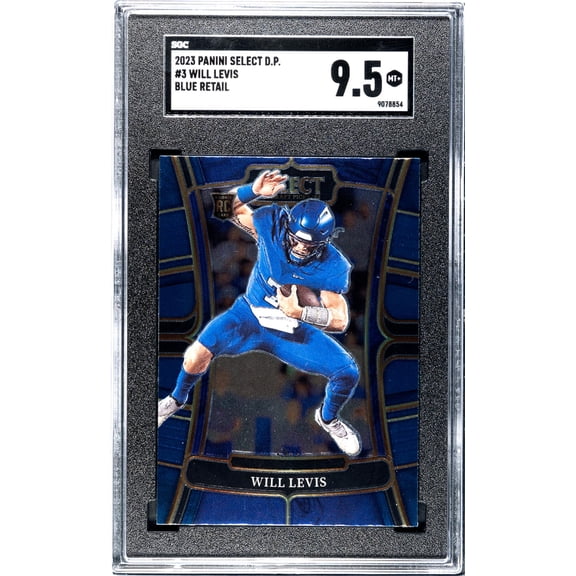 2023 Panini Select Draft Picks #3 Will Levis Blue Retail SGC 9.5