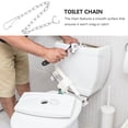thumbnail image 4 of Miangastore 2pcs Stainless Steel Toilet Flapper Chain Toilet Tank Chain Replacement For Toilet Flushing Mechanism Universal Fit For Most Toilets, 4 of 8