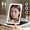Black, variant on FUNTOUCH Lighted Travel Mirror, 3 Color Makeup Mirror, Portable Vanity Mirror, Rechargeable Folding Cosmetic Mirror