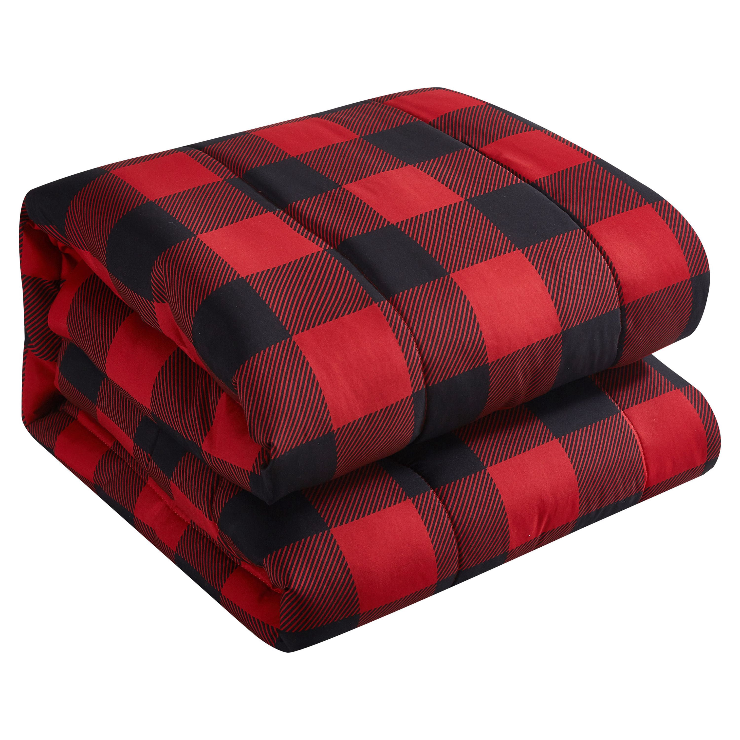 Dearfoams Plush 4 Piece Comforter Sets, Full with Plush Throw