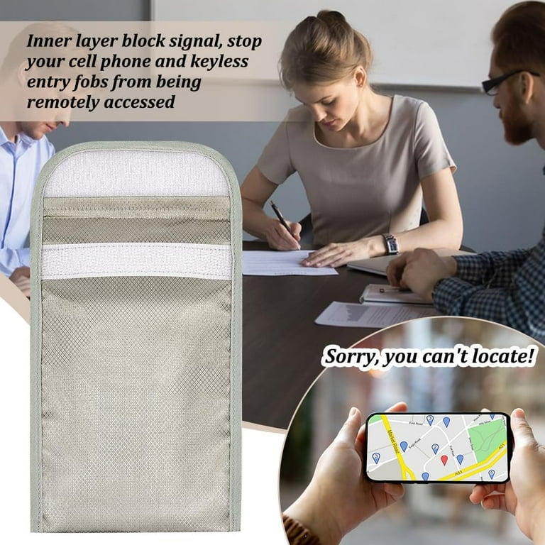 Faraday Bag for Phone and Car Key Silver Faraday Phone Case Anti-Tracking Anti-Hacking and Anti Theft Protection Car Key/WiFi/RFID/GPS Signal Blocking ... Faraday Bag for Phone and Car Key Silver Faraday Phone Case Anti-Tracking Anti-Hacking and Anti Theft Protection Car Key/WiFi/RFID/GPS Signal Blocking ...