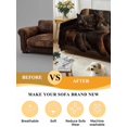 thumbnail image 5 of Western Vintage Couch Cover, Country Cowboy Boots Cow Skulls Retro Sofa Cover Blanket for 1 Seat Cushion, Sectional Sofa Slipcover Furniture Protector for Living Room Bedroom 71''x91'', 5 of 9