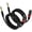 Black, variant on EBXYA Female XLR to 1/4 Inch Cable 2m 2-Pack, XLR to TRS Balanced with Red Boot for Stage Monitors, Mixer Input & Studio