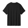 thumbnail image 5 of Gamivast Mens Summer Casual Henley Shirts Fashion V Neck Short Sleeve Loose Fit Tops Comfort Breathable Beach Tees Black XXXXL Returns and Refunds Account Purchase History, 5 of 8