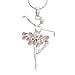 thumbnail image 3 of Collier Pendentif Danseuse Ballerine Rose Clair, 3 of 4