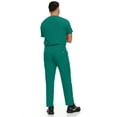 thumbnail image 2 of Hey Scrubs Set Men Stretch V-Neck Scrub Top and Six Pocket Tapered Pant Bundle, Elastic Waistband Scrubs for Men, 2 of 4