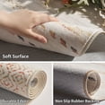 thumbnail image 6 of VUNATE 5'x7' Area Rugs for Living Room Washable Rugs Boho Moroccan Area Rug Soft Neutral Geometric Bohemian Carpet Distressed Indoor Rug for Bedroom Dining Room Office Foldable Nonslip Rug Colorful, 6 of 8