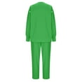 thumbnail image 6 of YUGYXL Two Piece Sets for Women Long Sleeve Sweatshirt Sweatpants Soft Fall Travel Tracksuits Cozy Sweatsuits Green S, 6 of 8