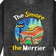 thumbnail image 3 of Pete The Cat - The Smore The Merrier - Men's Crew Neck Fleece Pullover, 3 of 6