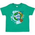 thumbnail image 3 of Inktastic Earth Day Turtle Planet with Waves and Birds Boys or Girls Toddler T-Shirt, 3 of 5