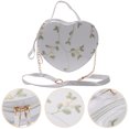 thumbnail image 2 of Bolsa de almacenamiento bordada con forma de corazón, bolso de mano premium para mujer, suministros para fiestas, 2 of 8