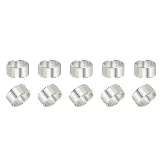 Uxcell 304 Stainless Steel Spacer, Round Metal Spacer Unthreaded Screw Standoff Bushing for Screws Bolts and Rods 3/8" x 1/2" x 1/4"