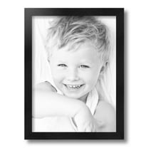 ArtToFrames 11x15 inch Black Picture Frame, Black 11" x 15" Wood Poster Frame (WOM-5141) 1234