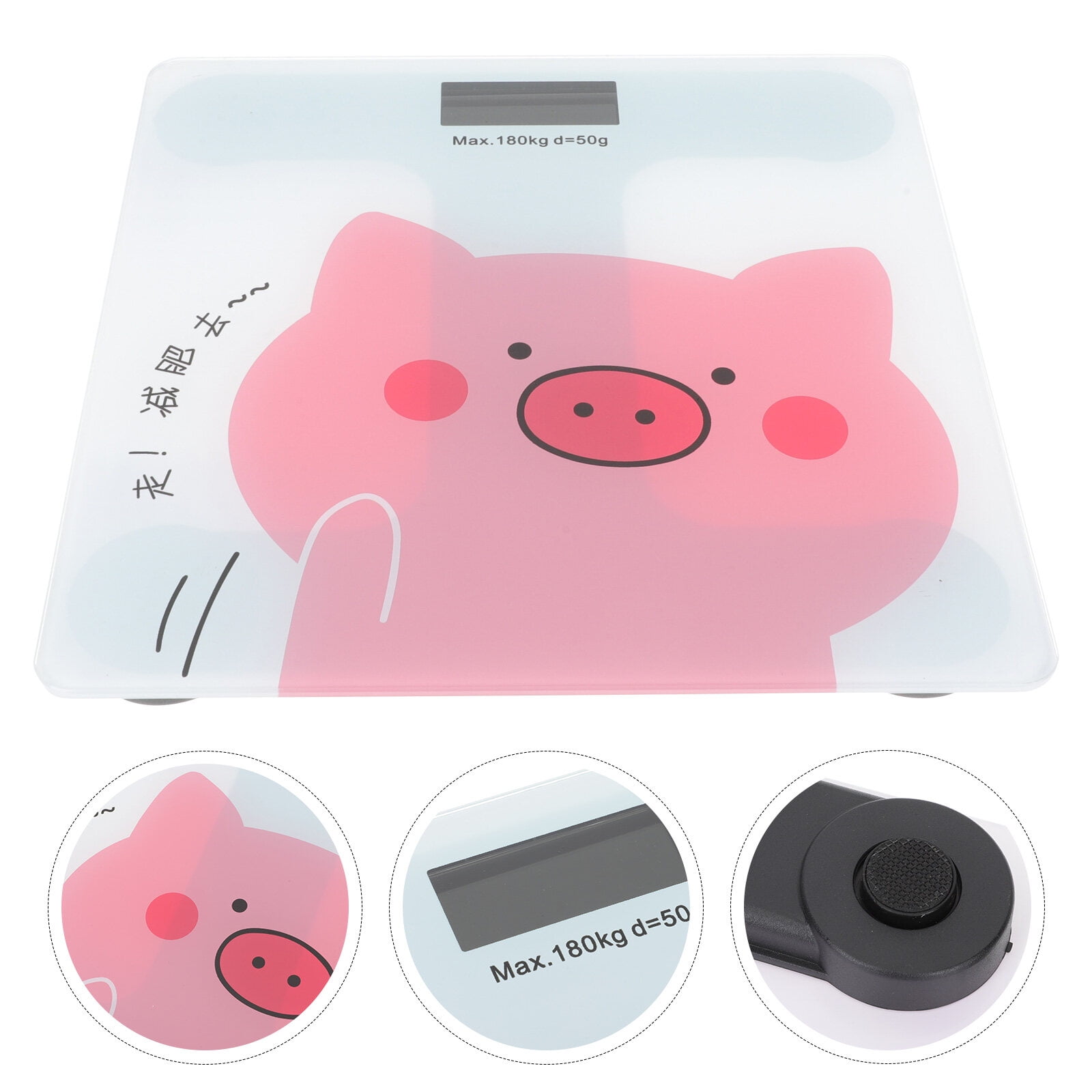  LALAFINA 1pc Digital Weight Scale Digital Scales for Body  Weight Smart Scale for Body Weight Cartoon Weight Scale Cute Weight Scale  Electronic Weight Scale Multi-Purpose Weight Scale Pink : Health 