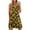 c-Yellow Womens Summer Dress, variant on Sundresses for Women Casual Summer - Beach Dresses for Women Casual Summer Sleeveless Sundress Knee Length Midi Dress Boho Floral Vacation Tank Dress