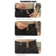 thumbnail image 5 of Mosquetones con anilla en D Clip de Clip rotación de 360 ​​grados hebilla colgante para mochila color caqui, 5 of 5